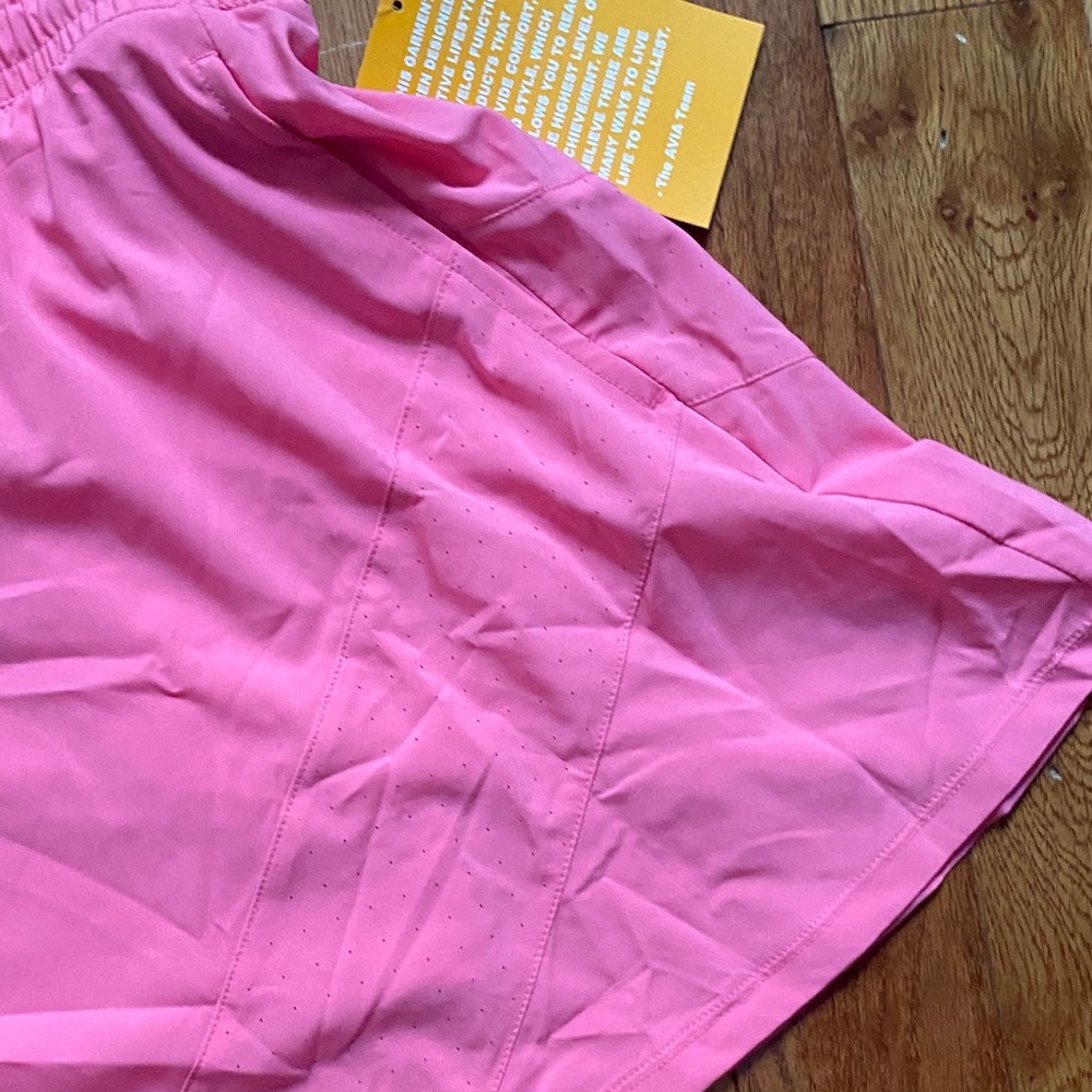 Avia Pink Women's Athletic Shorts - Picture 3 of 11